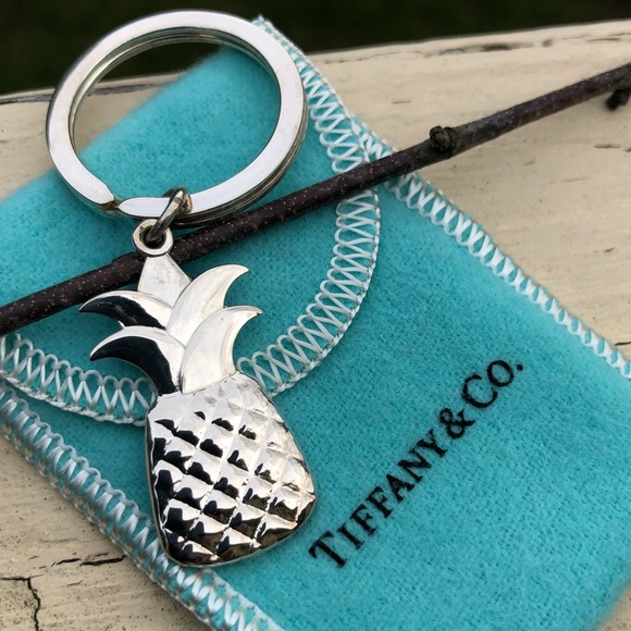 Tiffany & Co. Accessories - Authentic Tiffany & Co SS Pineapple Key Chain